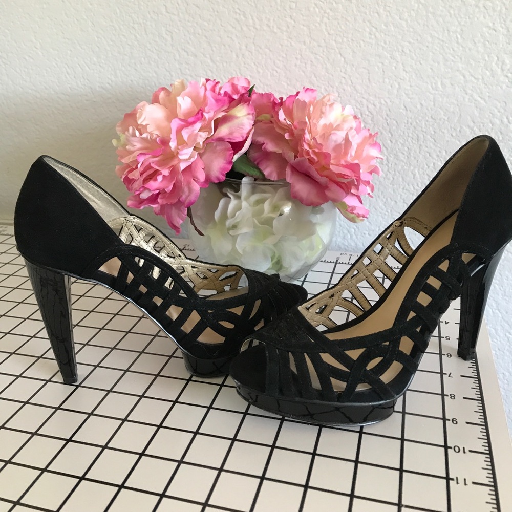 Nine West Lattice Pumps - sz 6.5